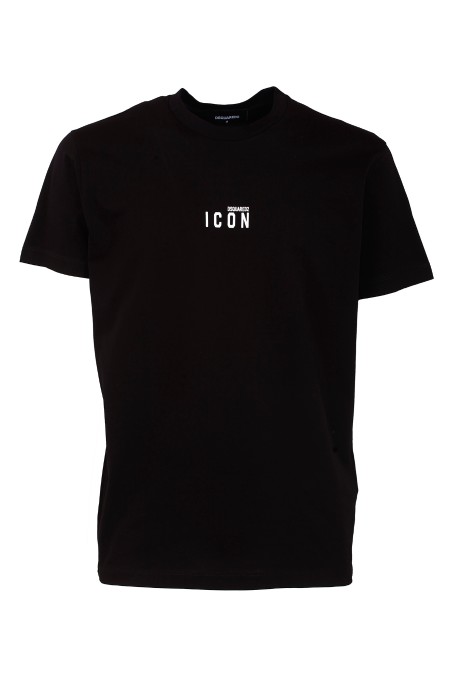 Shop DSQUARED2  T-shirt: DSQUARED2 T-Shirt girocollo in jersey di cotone.
Vestibilità slim.
Maniche corte.
Stampa lettering "DSQUARED2 ICON" sul davanti.
Composizione: 100% cotone.
Made in Romania.. S79GC0010 S23009-980